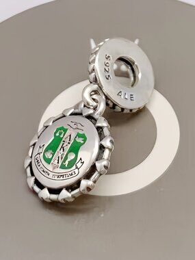 Pandora AKA Charm Alpha Kappa Alpha Sorority Pendant Charm